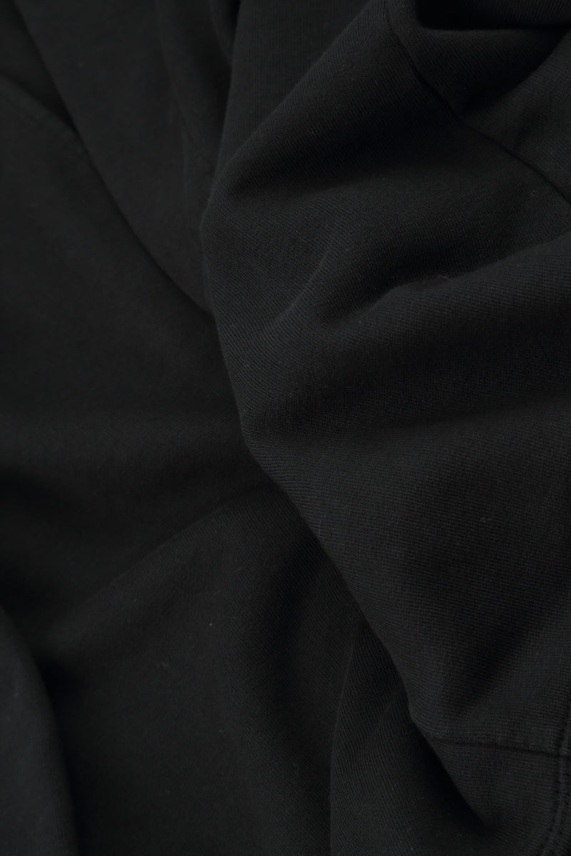 Balloon Black Cotton Dress 5