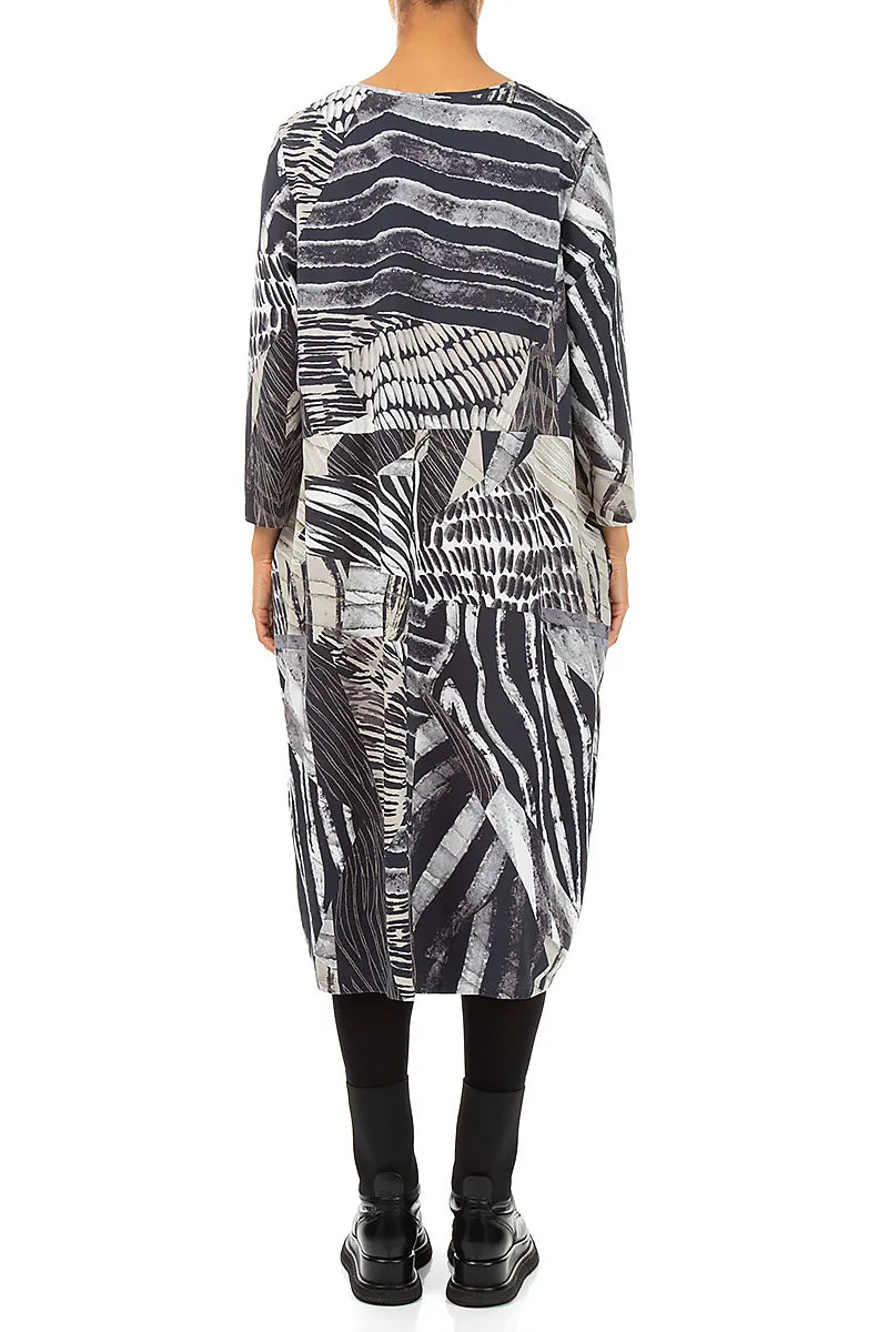 Balloon Wild Ink Cotton Dress 3