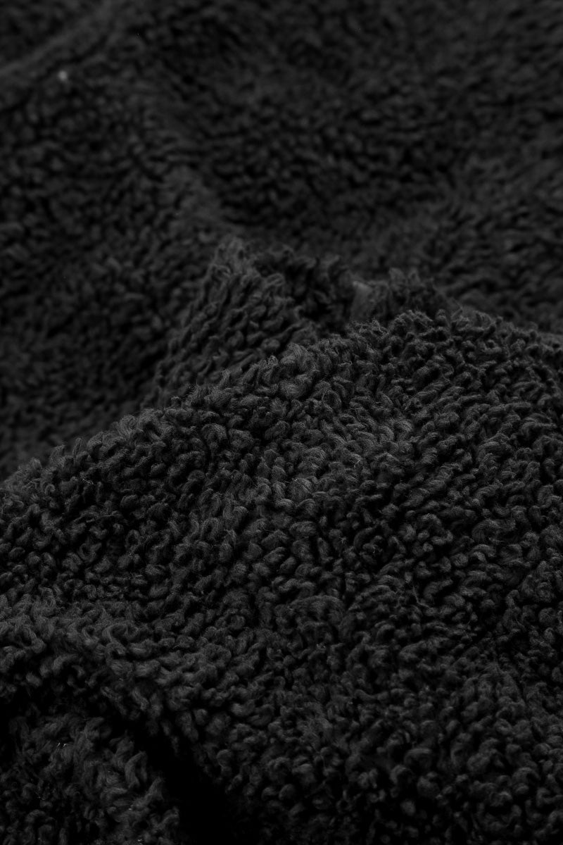 Black Teddy Cotton Gilet 6