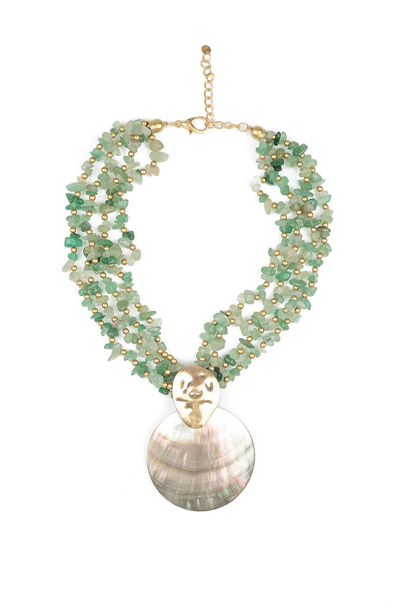 Coastal Grove Moss Necklace 4