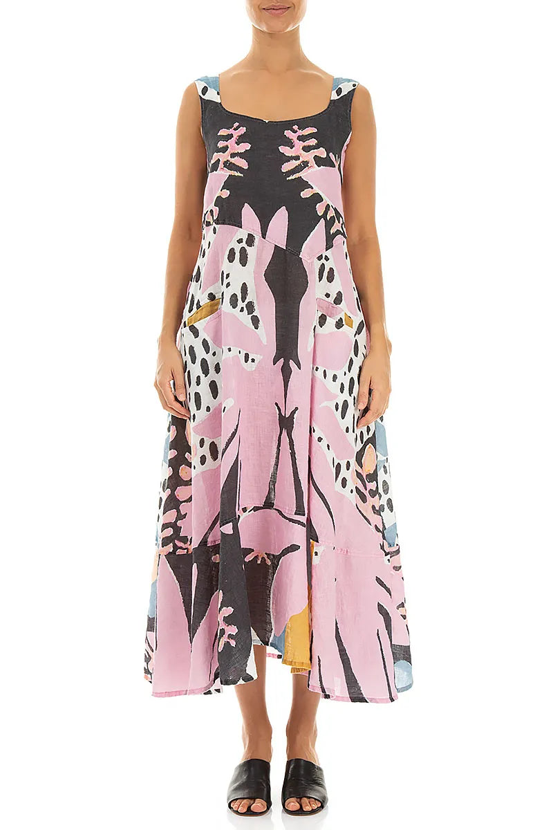 Desert Bloom Linen Dress 2