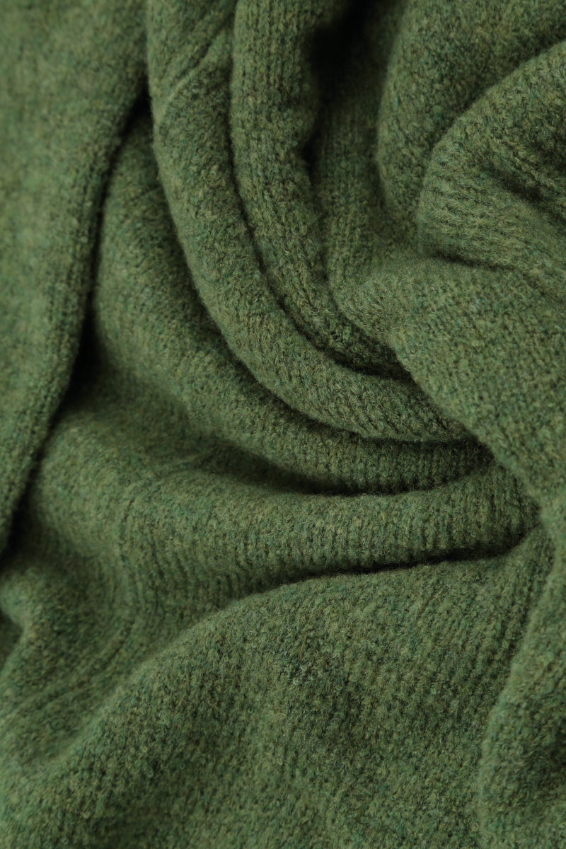 Dual Green & Black Wool Sweater 6