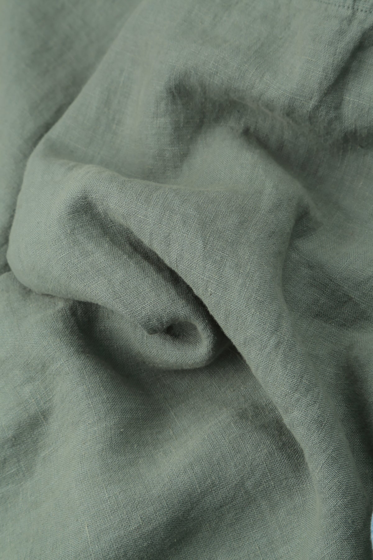 Midi Sage Linen Dress 5