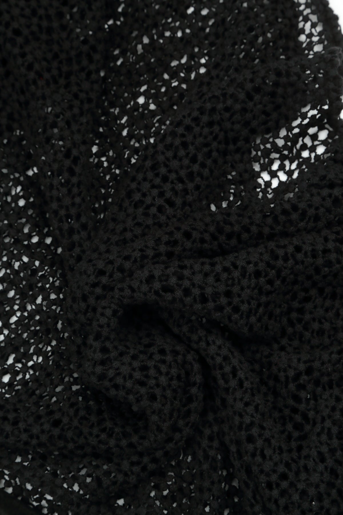 Open Black Broderie Cotton Jacket 5