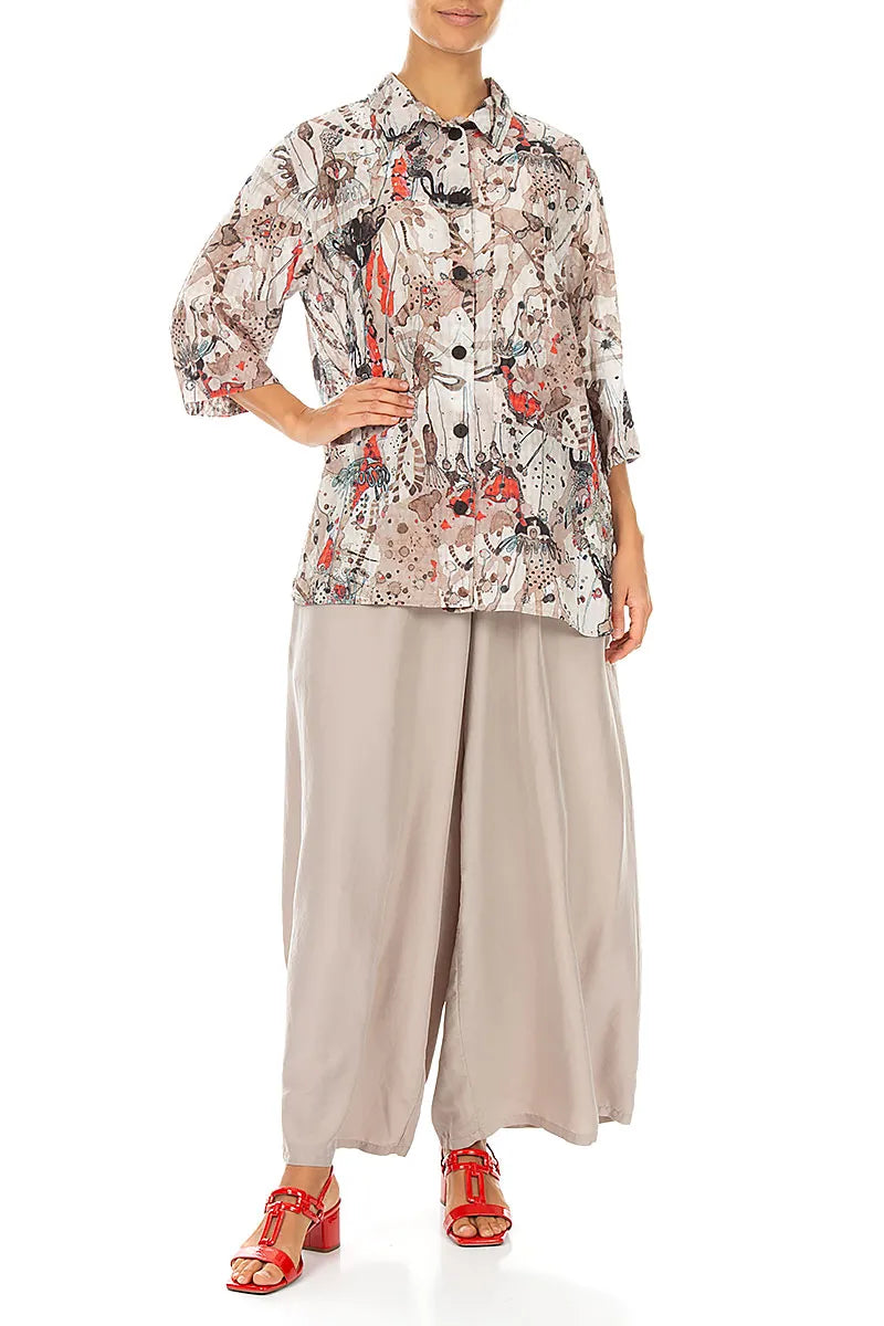 Savannah Textured Silk Shirt 4