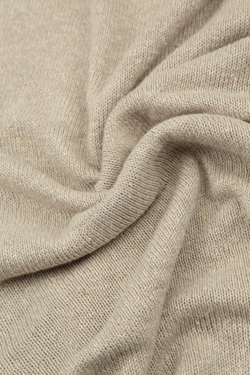 Seam Detail Natural Linen Cardigan 5