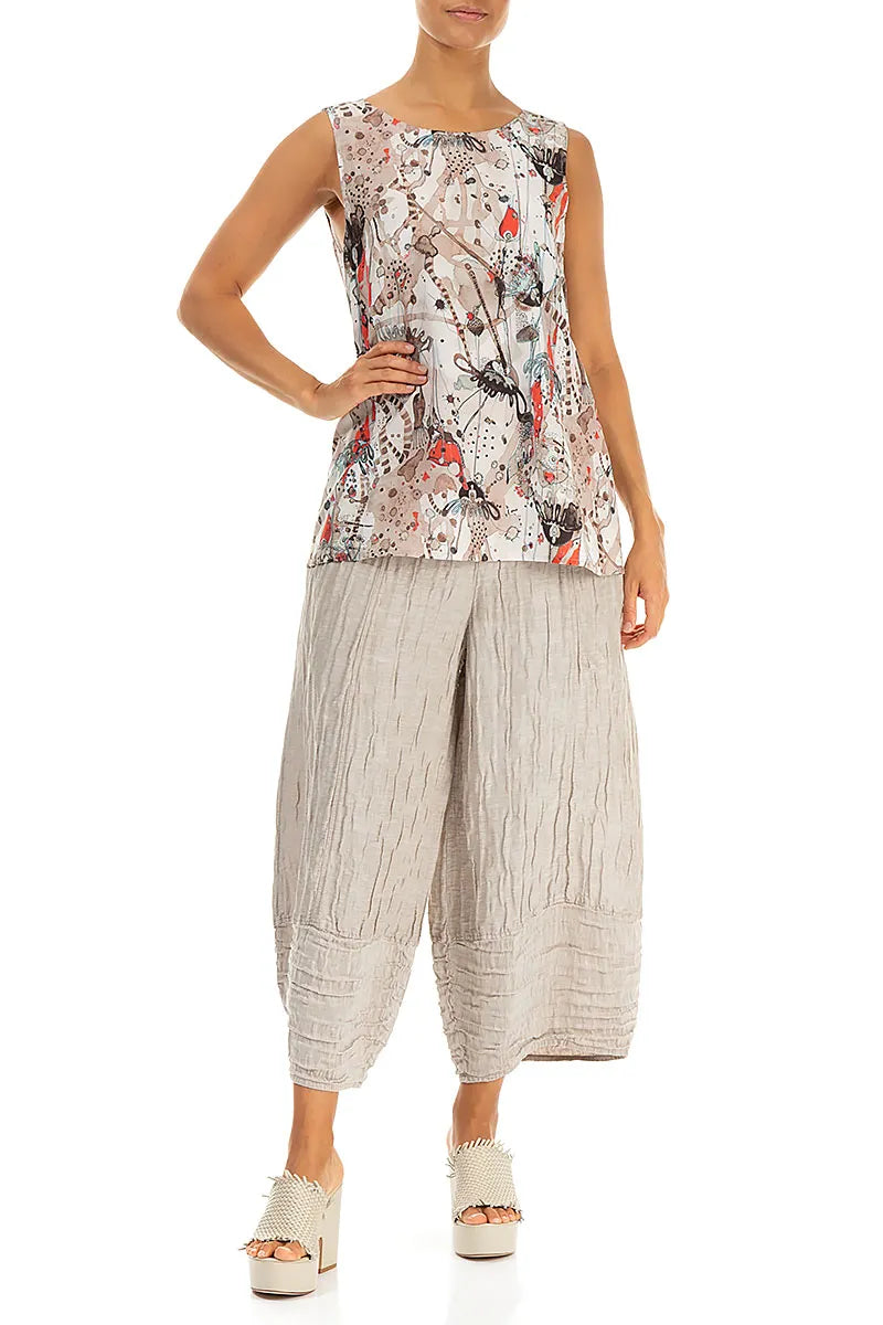 Sleeveless Savannah Silk Bamboo Top 4