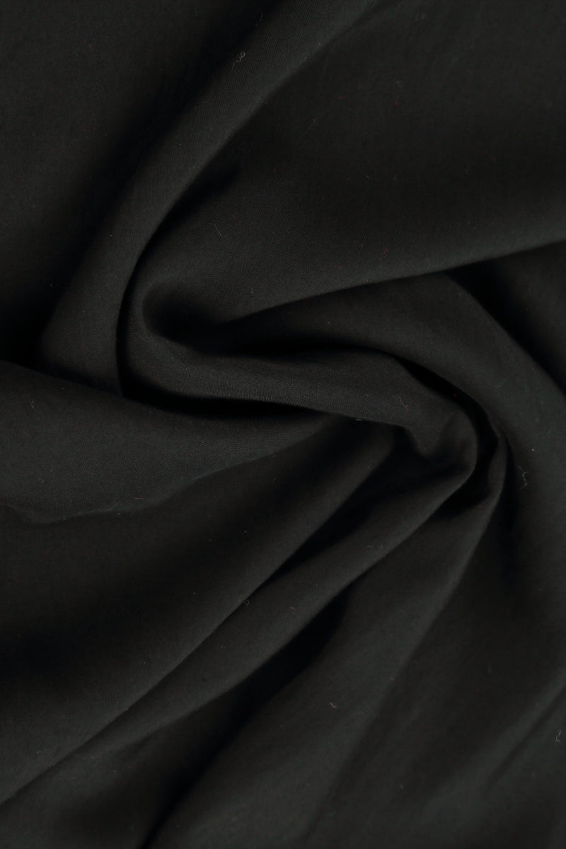 Flared Maxi Black Cotton Dress 5