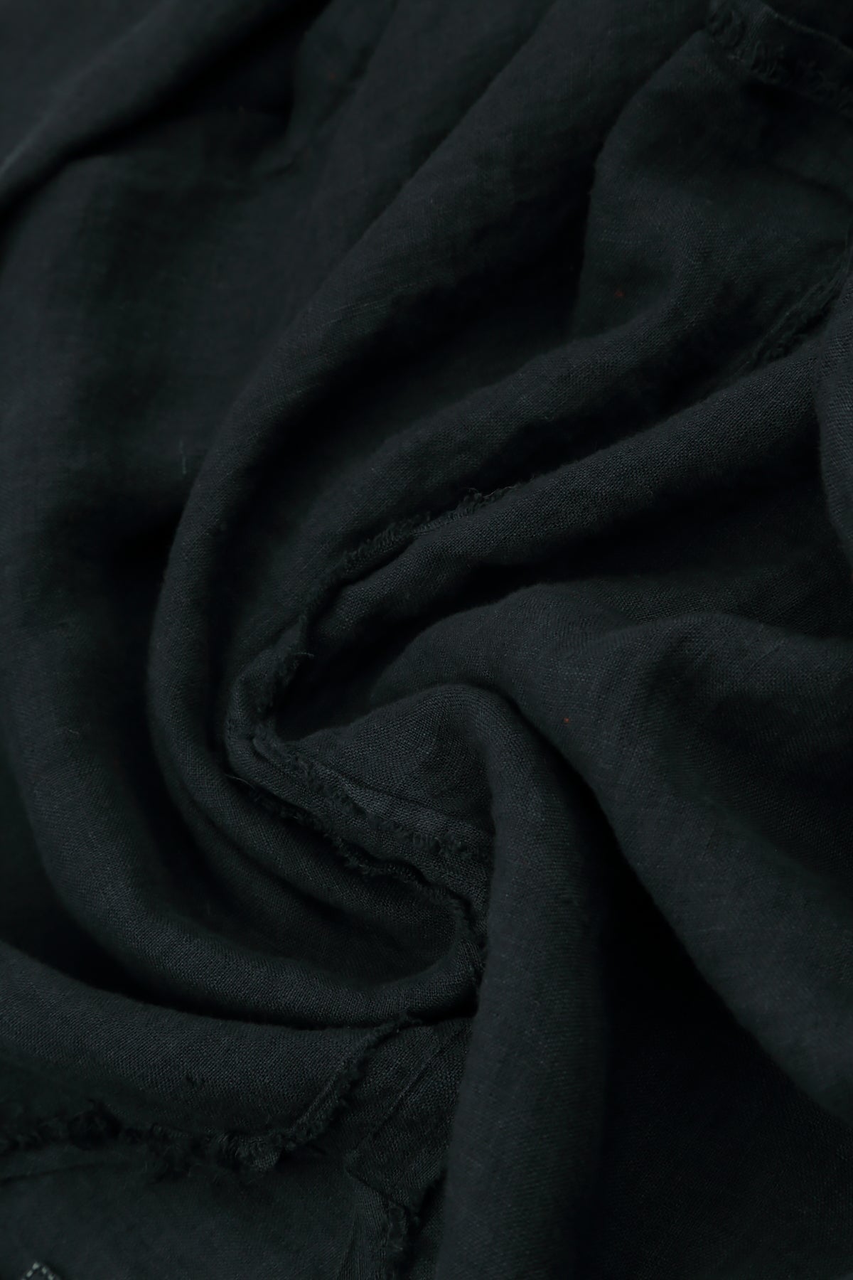 Taper Black Linen Trousers 4
