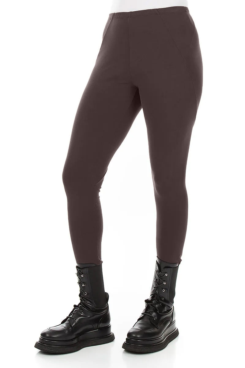 Brun truffe Coton Leggings