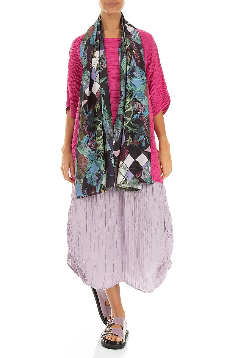 Art Mosaic Silk Bamboo Scarf 2