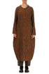 Balloon Aged Copper Circle Silk Linen Jacket 1