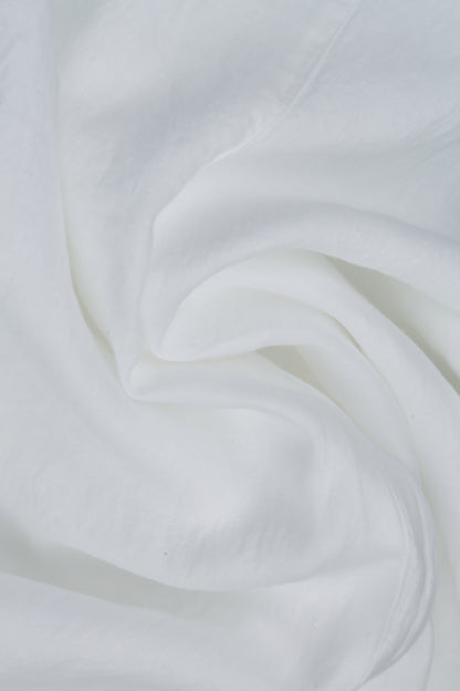 Balloon White Petal Linen Skirt 5
