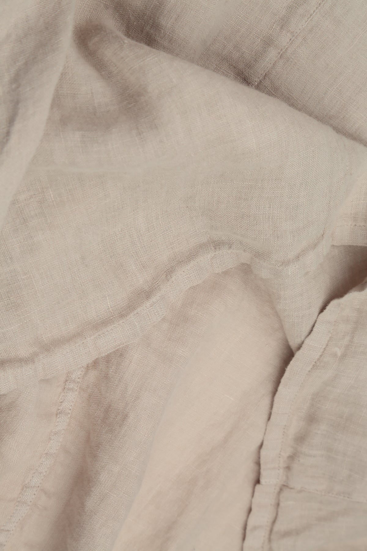 Beige Gauze Linen Overlay Jacket 5