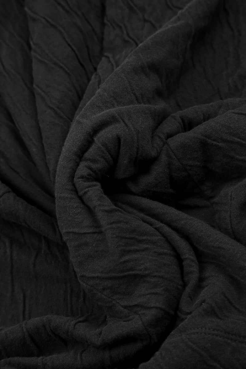 Boxy Black Wavy Cotton Jumper 5