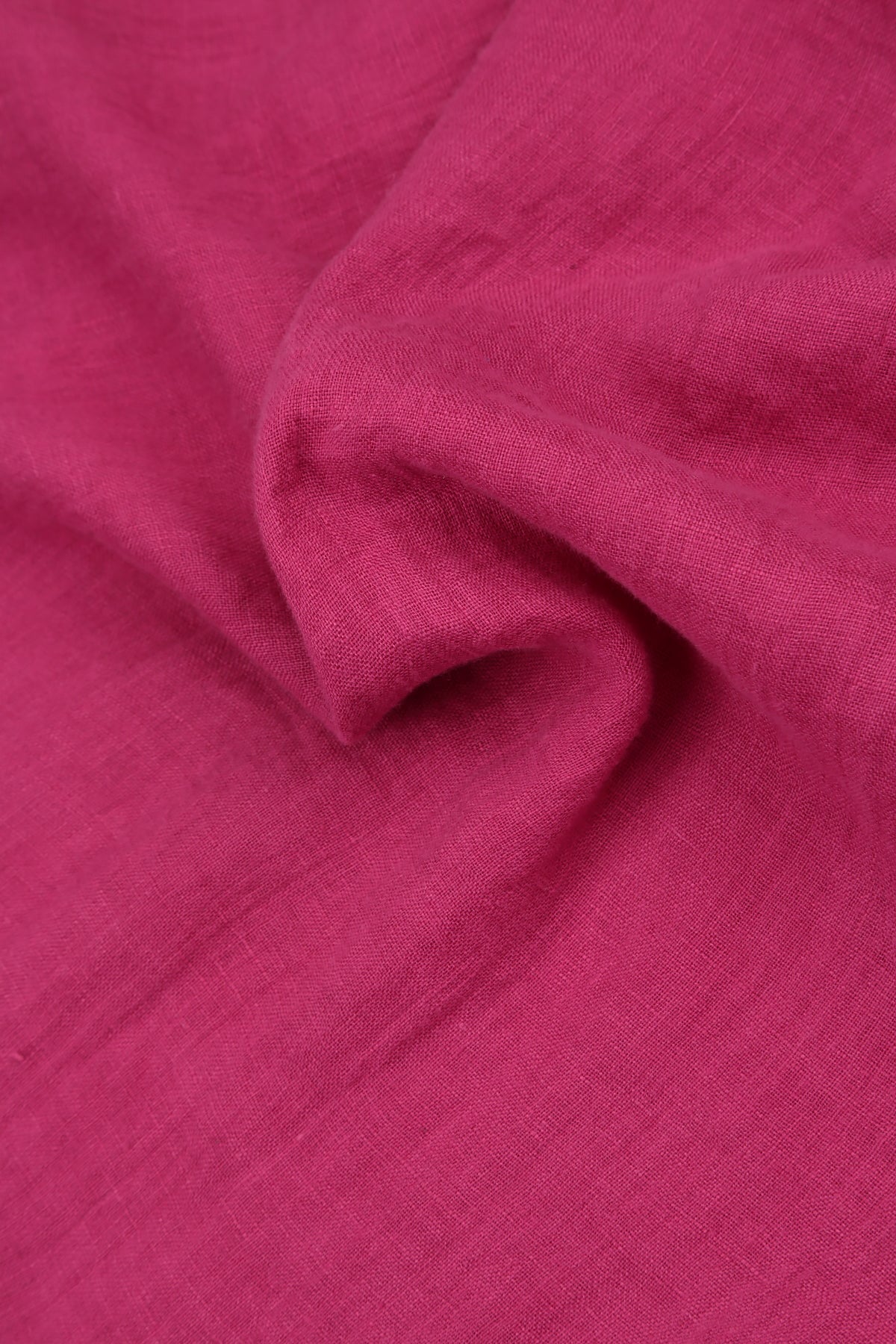 Boxy Fuchsia Gauze Linen Blouse 5