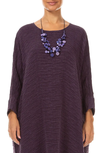Cascade Deep Plum Necklace 1