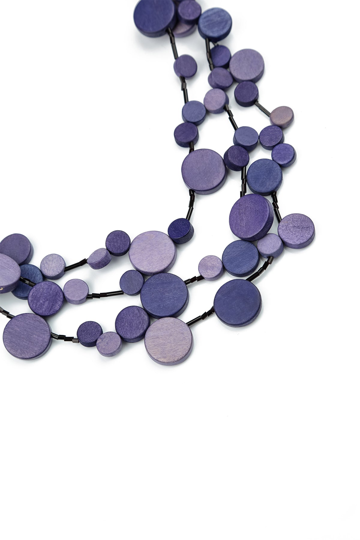 Cascade Deep Plum Necklace 6