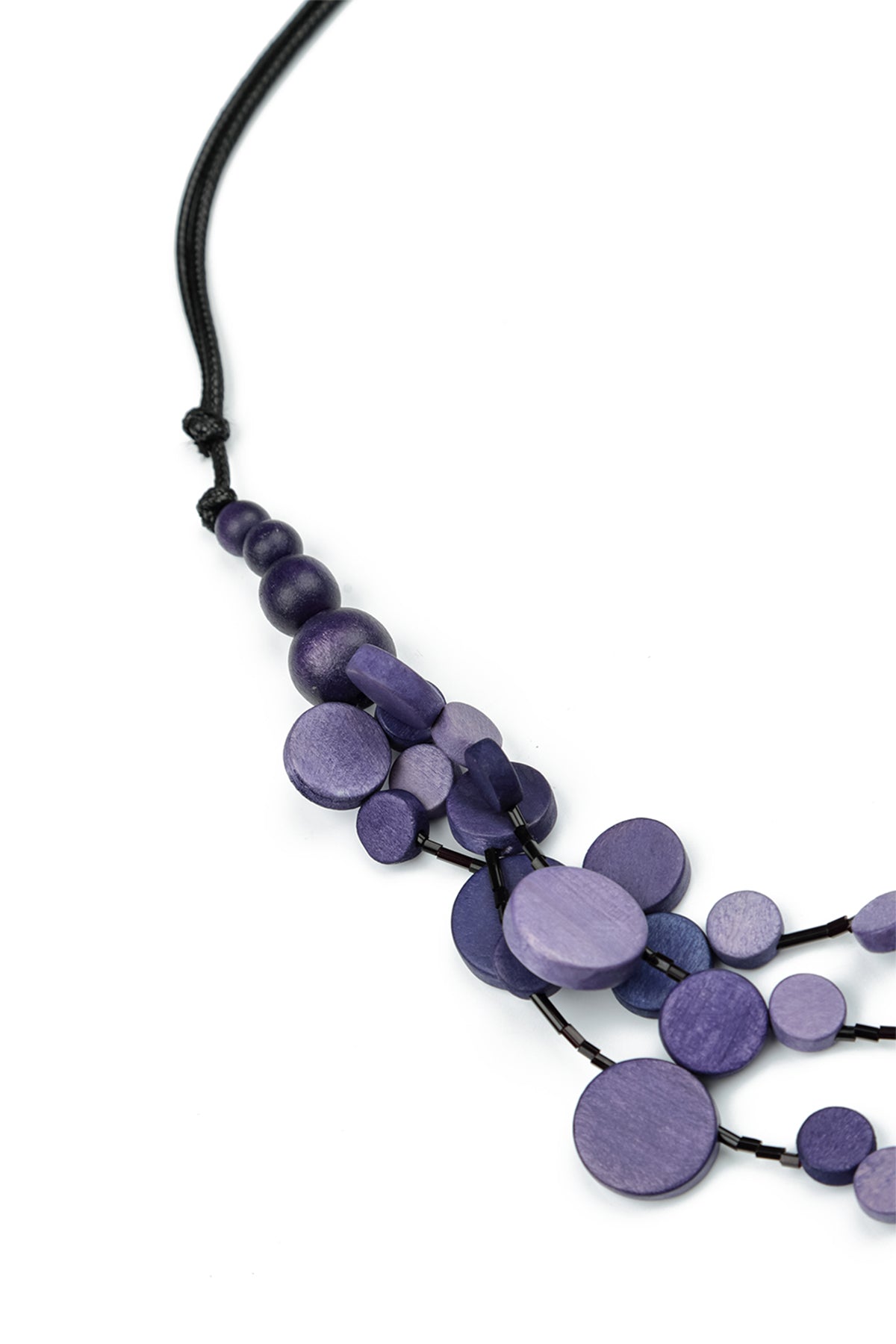 Cascade Deep Plum Necklace 7