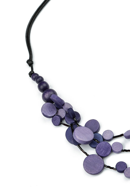 Cascade Deep Plum Necklace 7