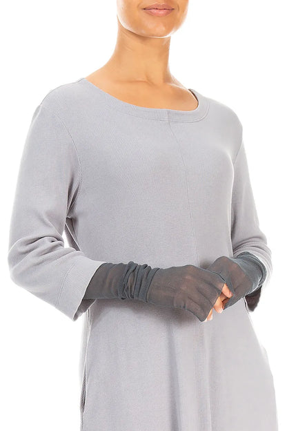 Charcoal Mesh Soft Cotton Wristlets