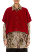 Cherry Red Teddy Cotton Gilet 1