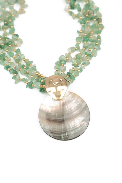 Coastal Grove Moss Necklace 5