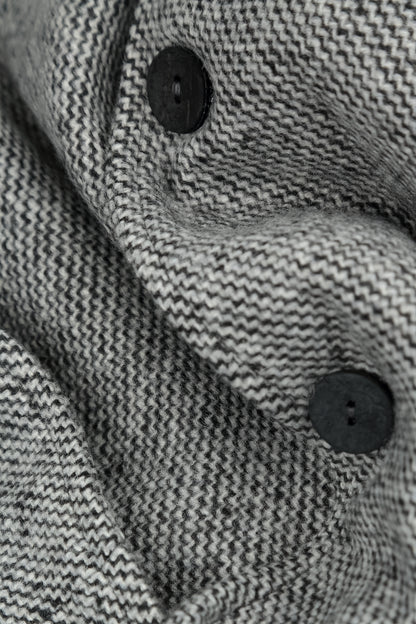 Collar Neck Soft Grey Wool Jacket 5
