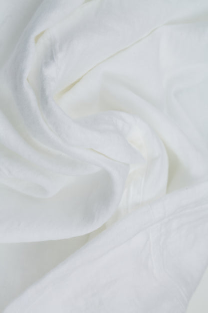 Contrast Detail White Linen Jacket 7