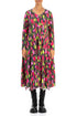 Flared Maxi Paint Mosaic Cotton Dress 1