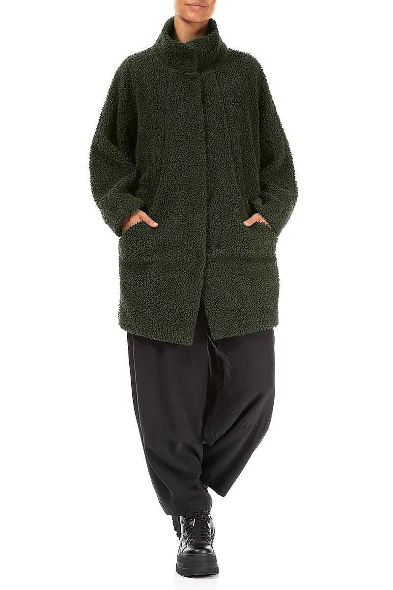 Forest Mist Teddy Cotton Coat 4