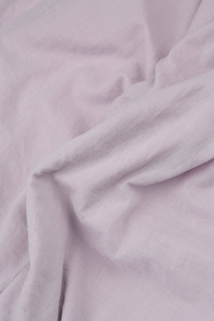 Frilly Flower Lilac Silk Cotton Dress 6