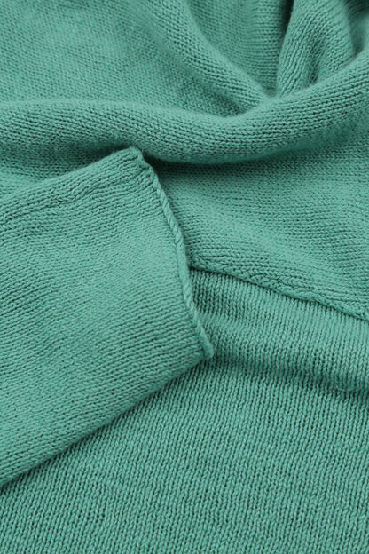 Front Pocket Mint Linen Cardigan 5