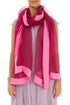 Fuchsia Silk Chiffon Scarf 1