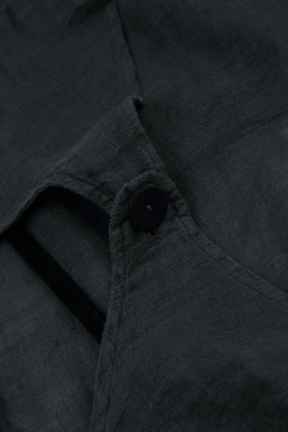 Graphite Gauze Linen Overlay Jacket 5