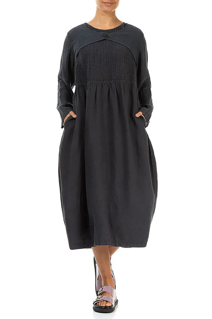 Graphite Gauze Linen Overlay Jacket 4