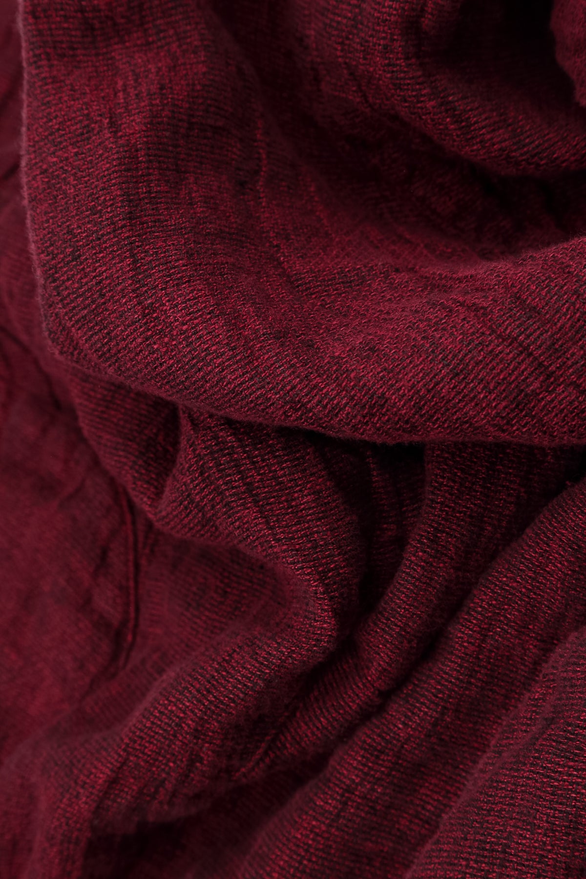 Flared Ruby Mélange Linen Midi Dress 5