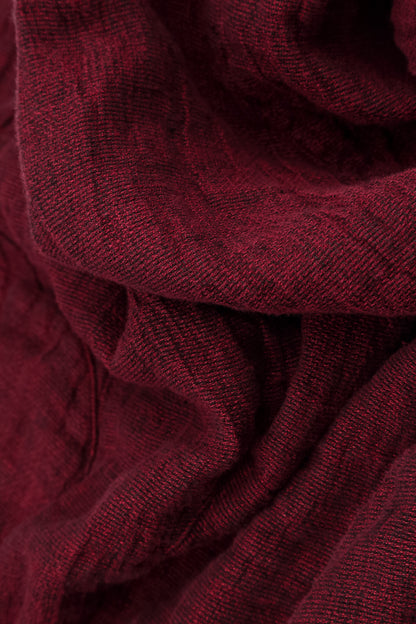 Flared Ruby Mélange Linen Midi Dress 5