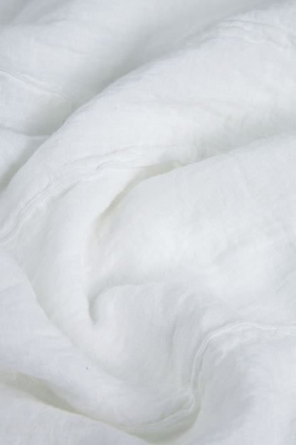 V-Neck White Gauze Linen Jacket 5