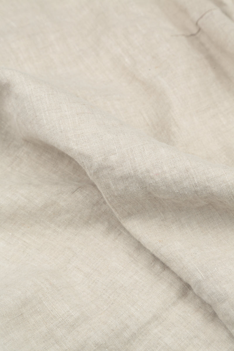 Wide Natural Linen Trousers 4
