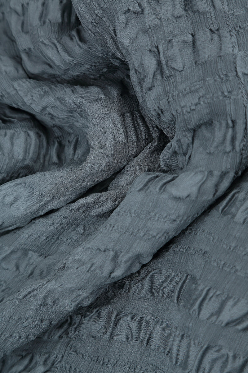 Layered Graphite Light Silk Blouse 5