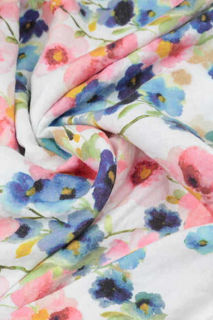 Layered Short Sleeves Primrose Linen Blouse 5