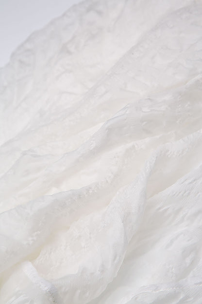 White Light Silk Scarf 5