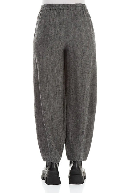 Graue Hose aus reiner Wolle