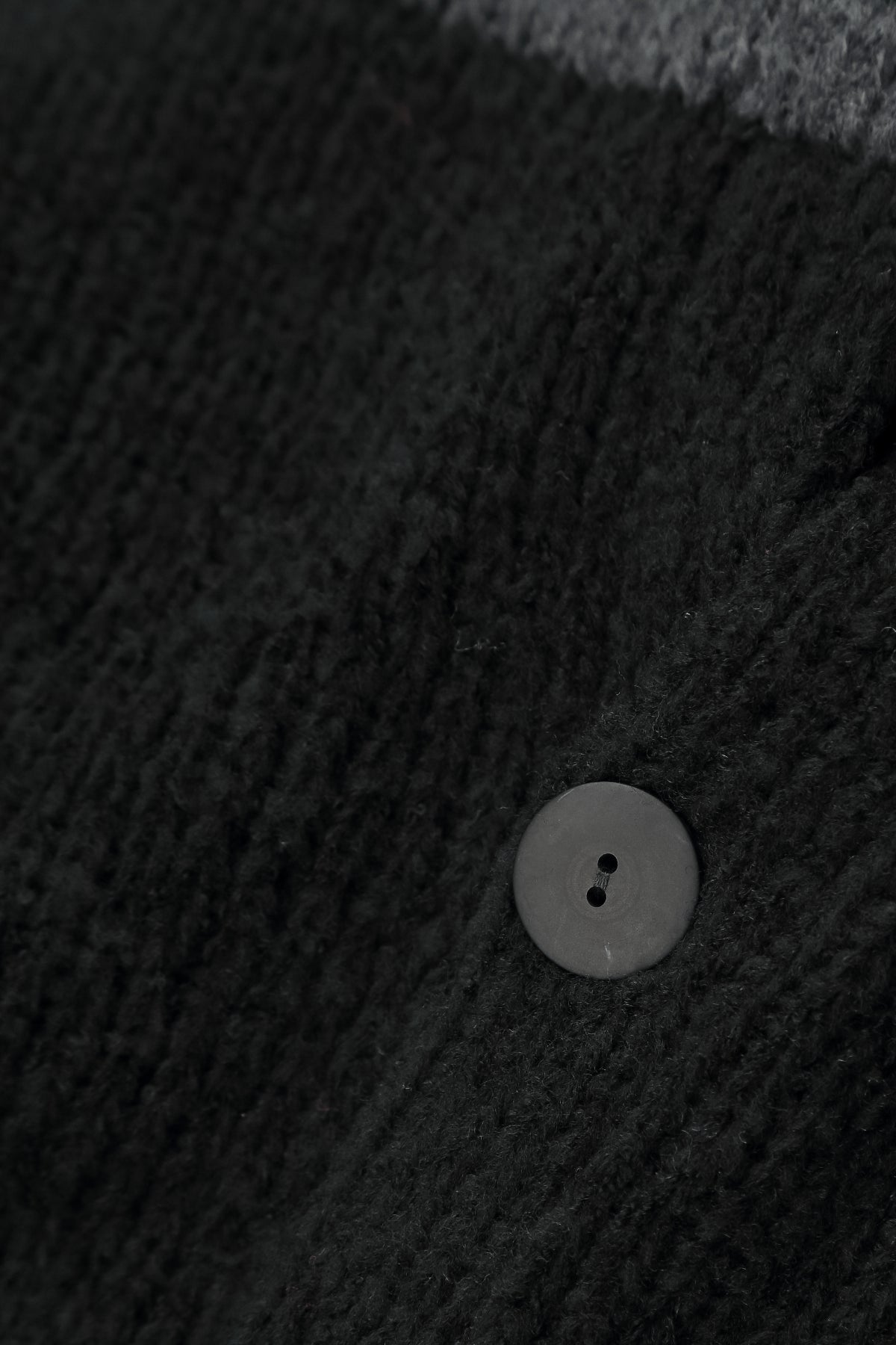 Longer Back Black Wool Cardigan 6