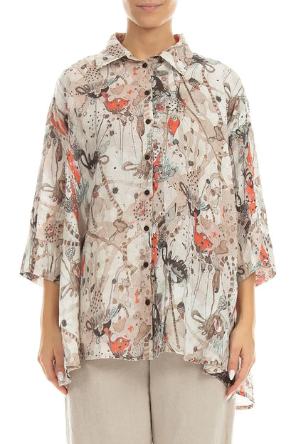 Loose Savannah Linen Shirt 1