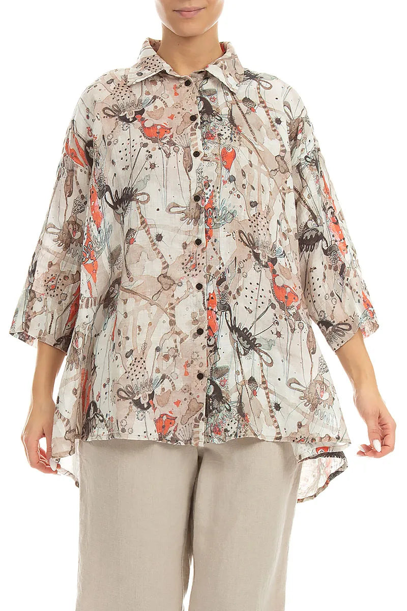 Loose Savannah Linen Shirt 3