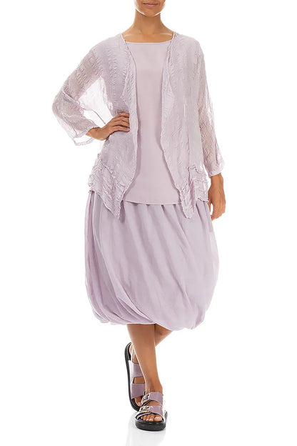 Lilac Tulip Cotton Skirt 4