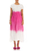 Fuchsia Ombré Pure Silk Dress 1