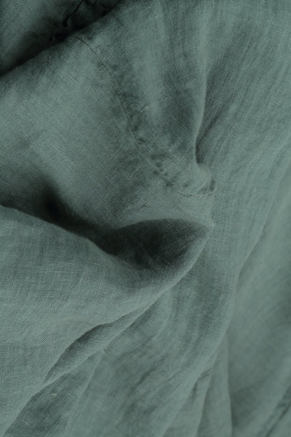 Open Sage Gauze Linen Jacket 5